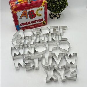Williams Sonoma Alphabet Cookie Cutters
